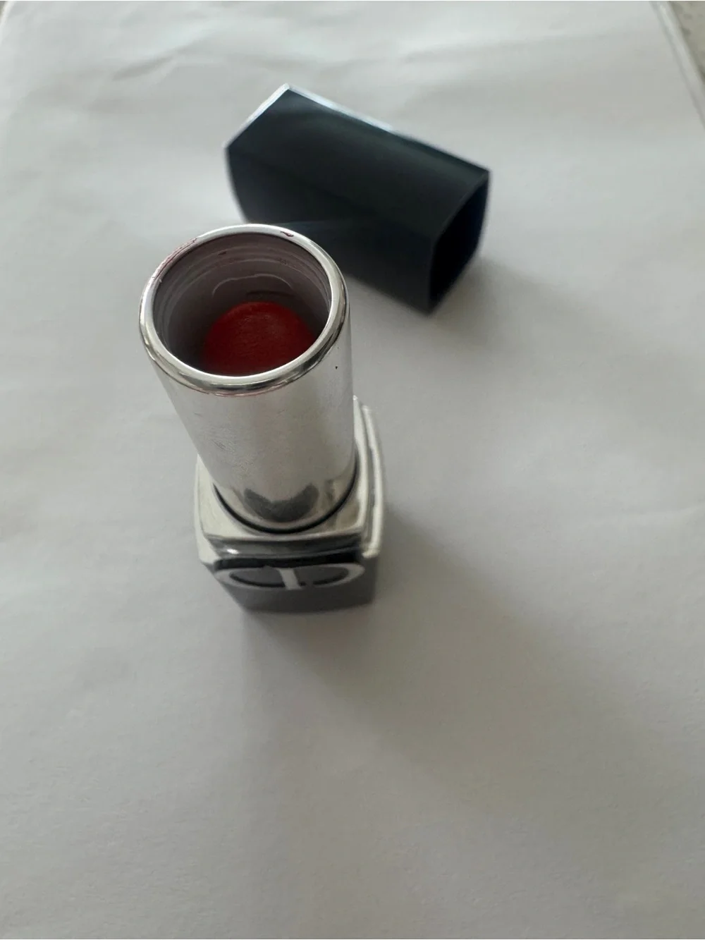 Dior Lipstick in Silver and Black Case